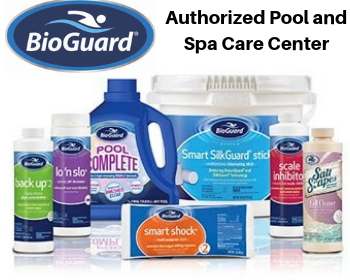 Pettit Fiberglass Pools Bioguard Authorized Pool and Spa Care Center Logo