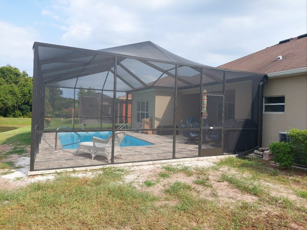 Screen Enclosure = 1001-1999+ Sq.Ft - Pettit Pools Tampa Bay