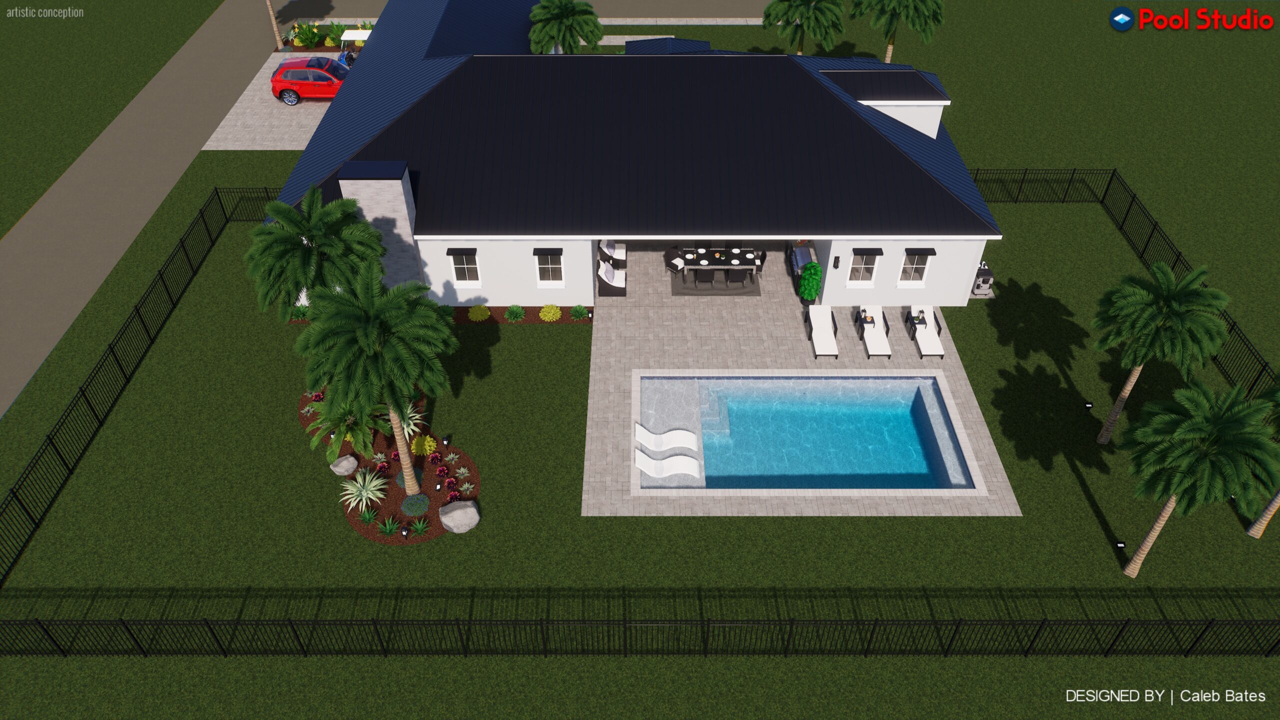 Concrete Pool 15x30 3-5' - Image 6