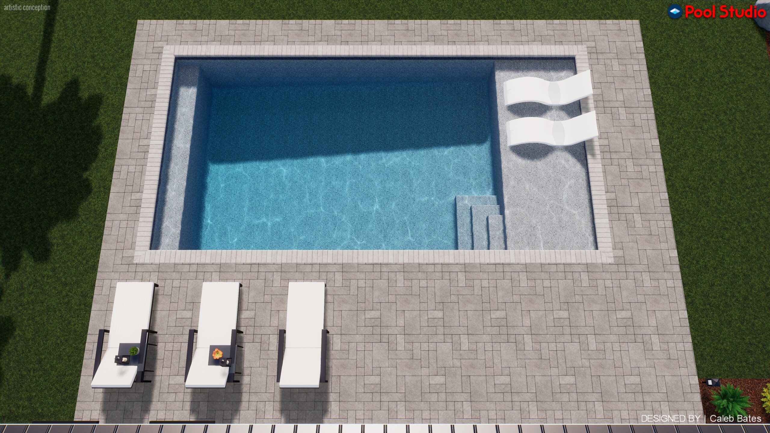 Concrete Pool 15x30 3-5' - Image 4