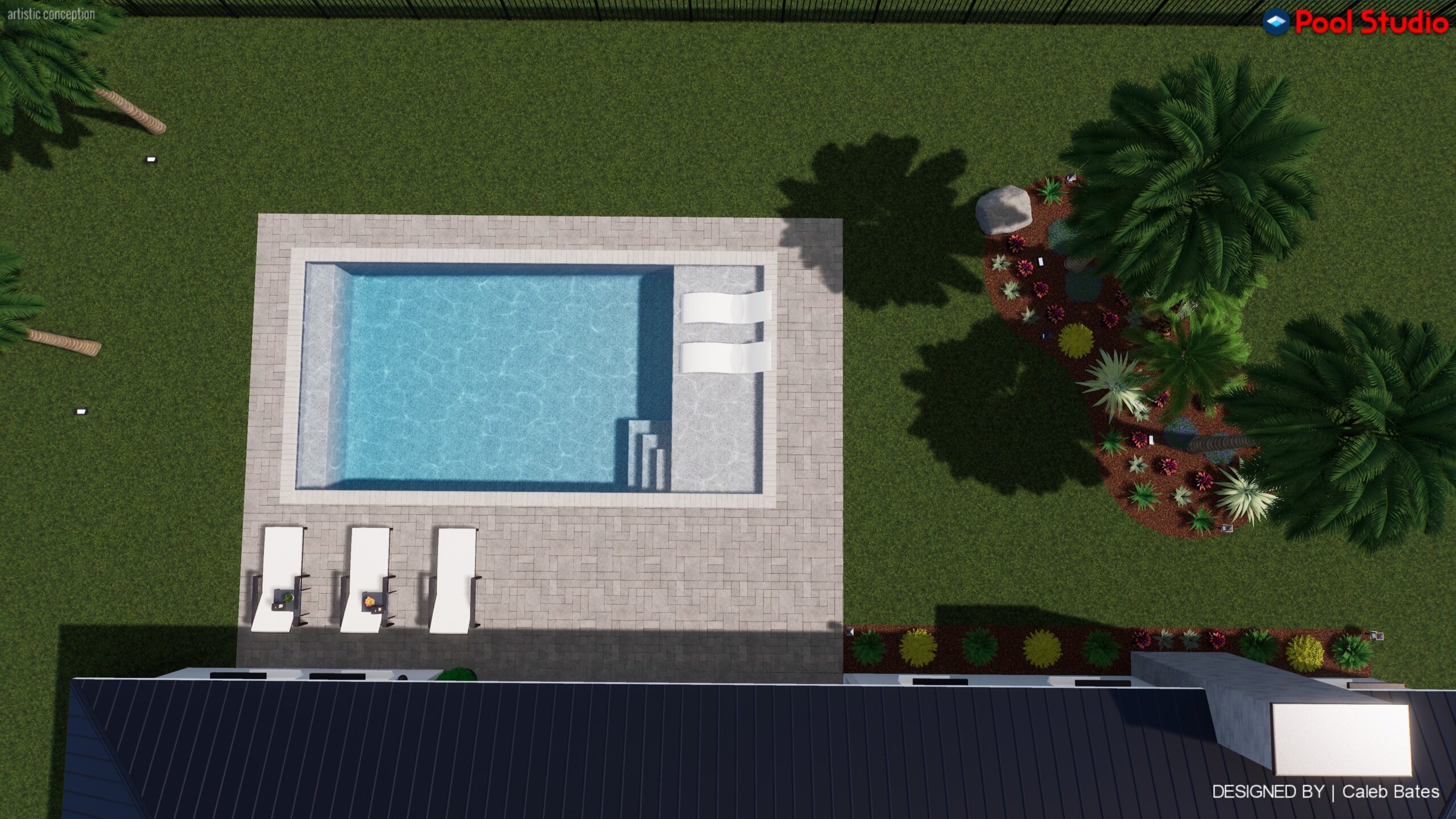 Concrete Pool 15x30 3-5' - Image 2